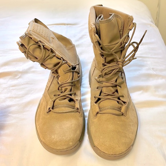 Size 13 Mens- Nike SFB Brown Mesh/ Suede Jungle Combat Boots Coyote - Picture 5 of 8